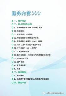 生物制品质量安全控制技术研发与检测服务