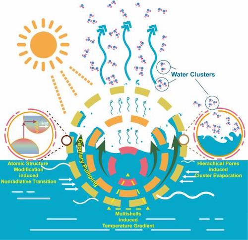 科学家利用非晶中空多壳层材料实现高效光热水净化 推动生物科技产品研发与销售